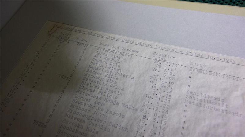 Die rettende Liste: Zum 50. Todestag von Oskar Schindler Mehr als 1000 Namen stehen auf den 19 eng mit Maschine getippten Seiten.